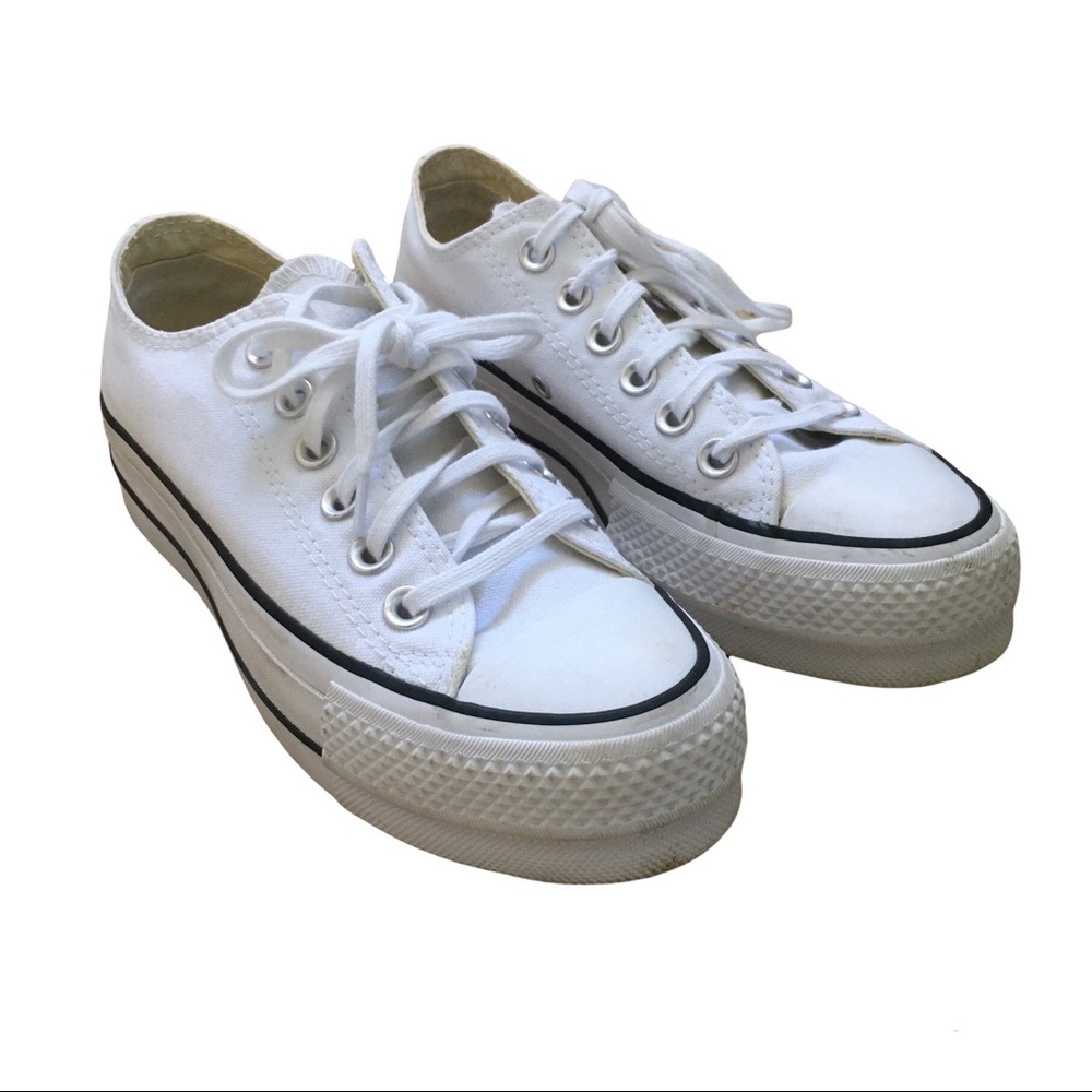 Platform White Lowtop Converse